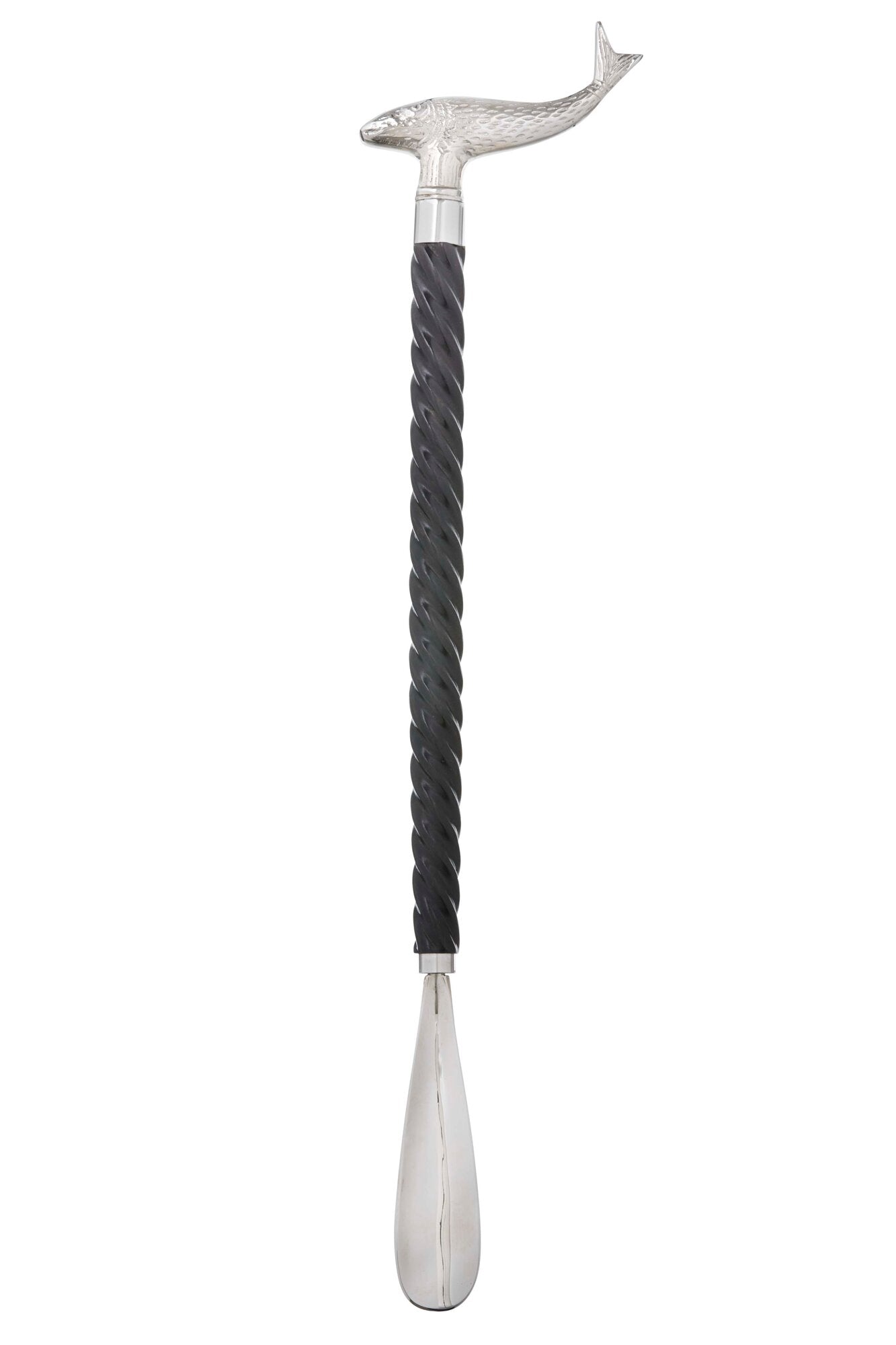 Skohorn, sort - L56 cm.